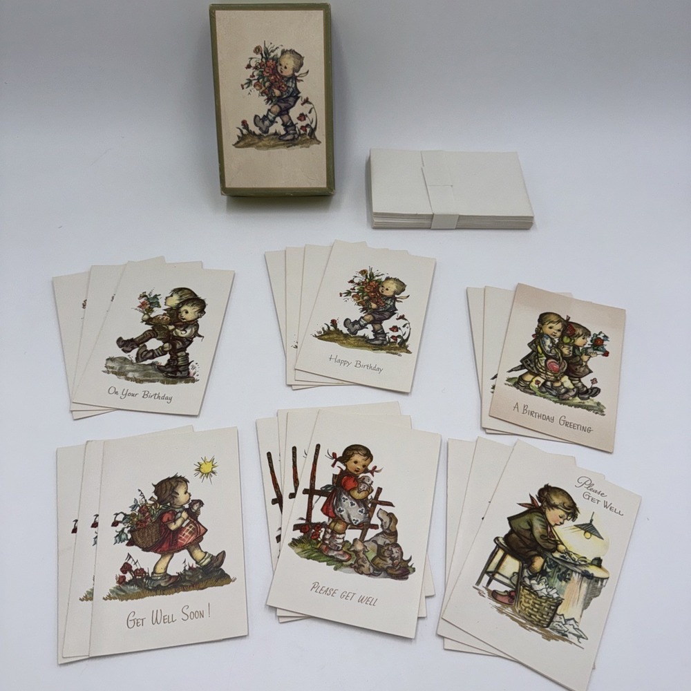 Vintage Hummel‎ Little Sweethearts Reproducta 20 Card Set W Envelopes Scripture